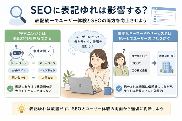 seo 表記 ゆれ